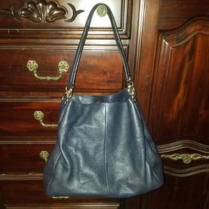 Leather Coach purse